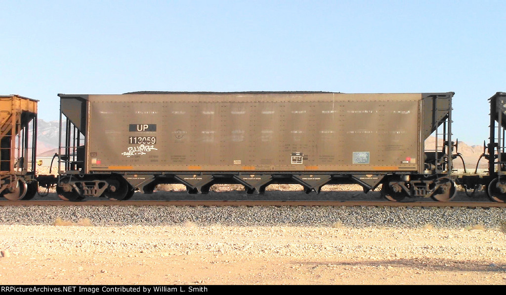 WB Loaded Coal Hooper Frt at Erie NV W-Pshr -82